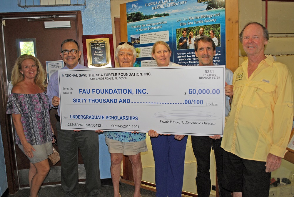 National Save the Sea Turtle Foundation Funds Renovations to FAU Turtle Lab